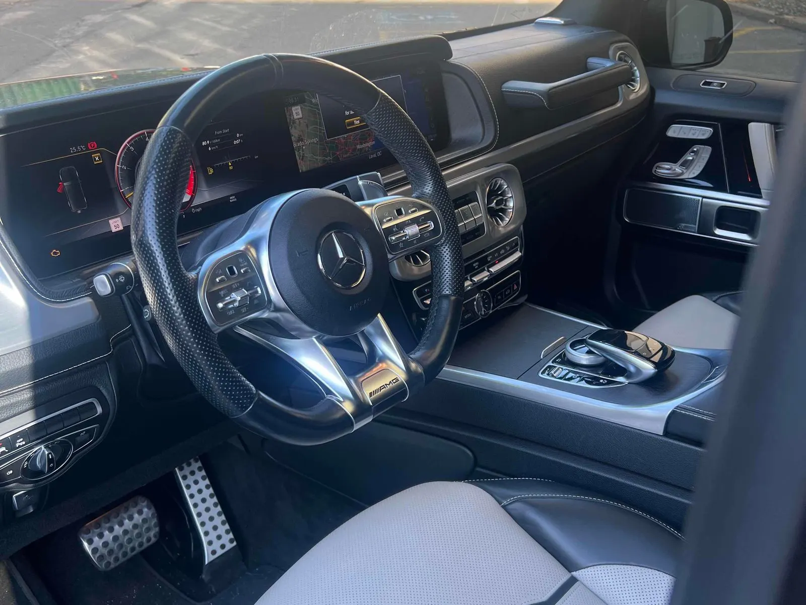 Interior driver side
