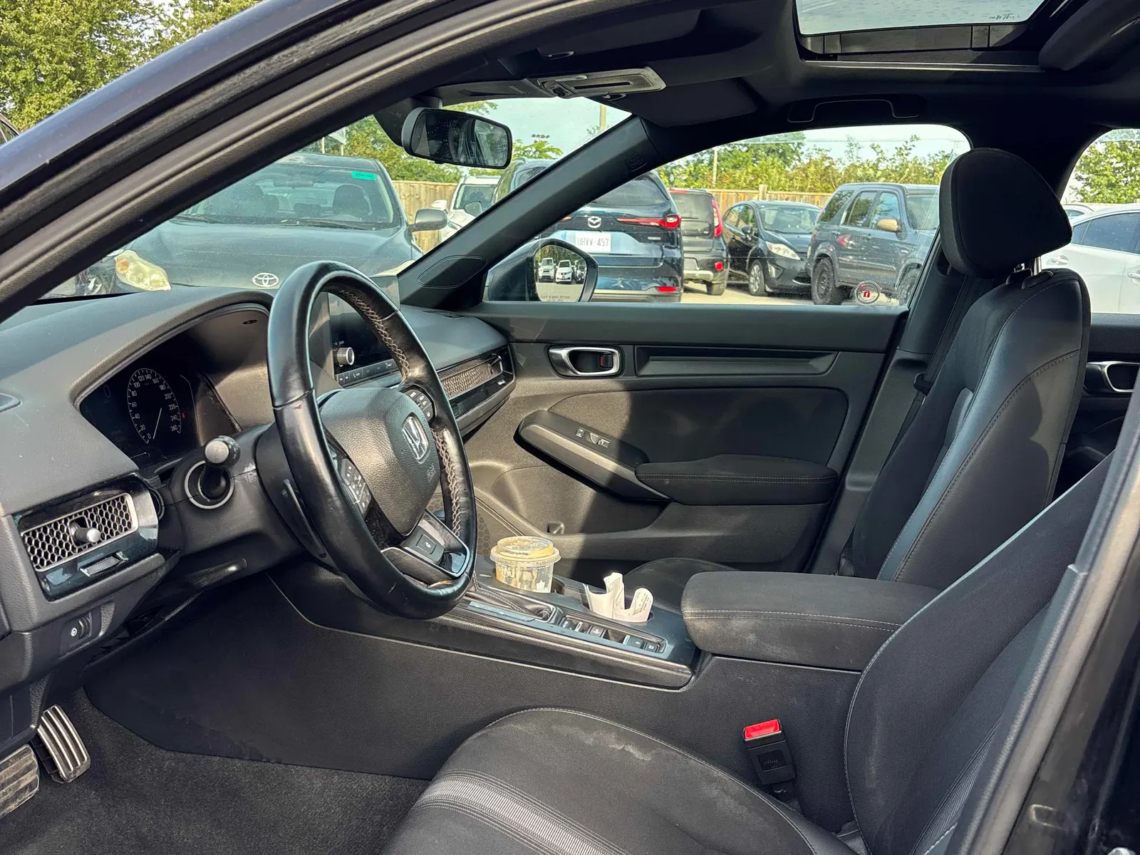 Interior driver side