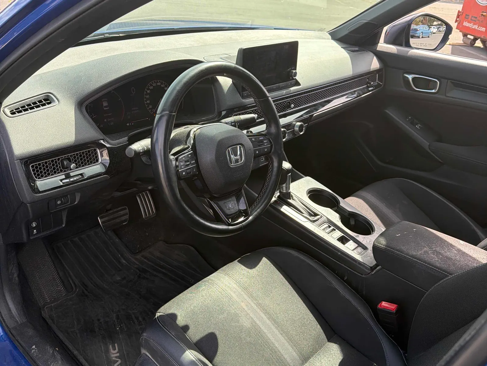 Interior driver side