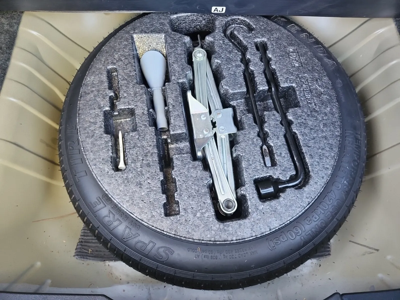 Spare Tire & Wheel Photo