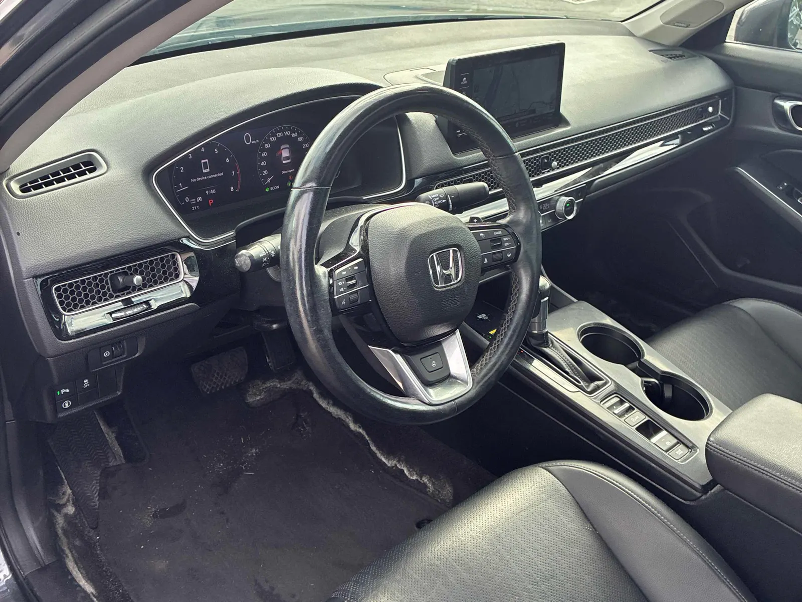 Interior driver side