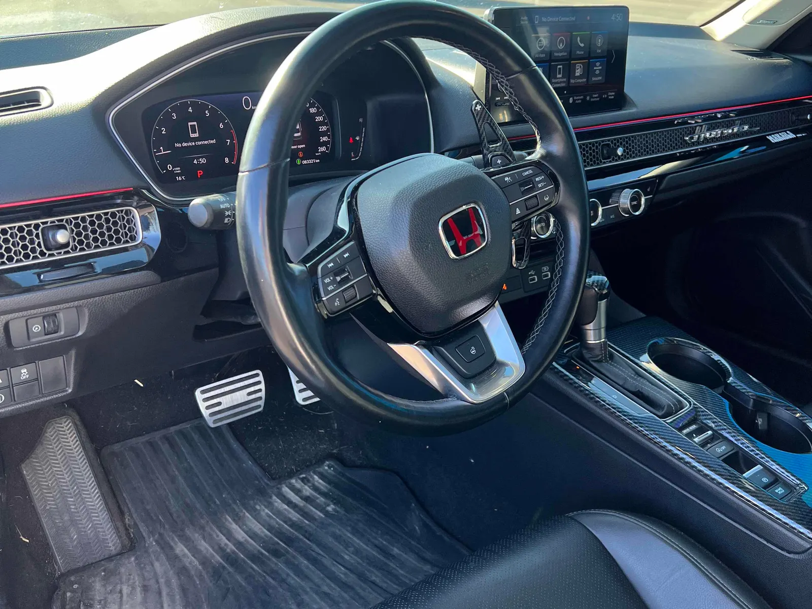 Interior driver side