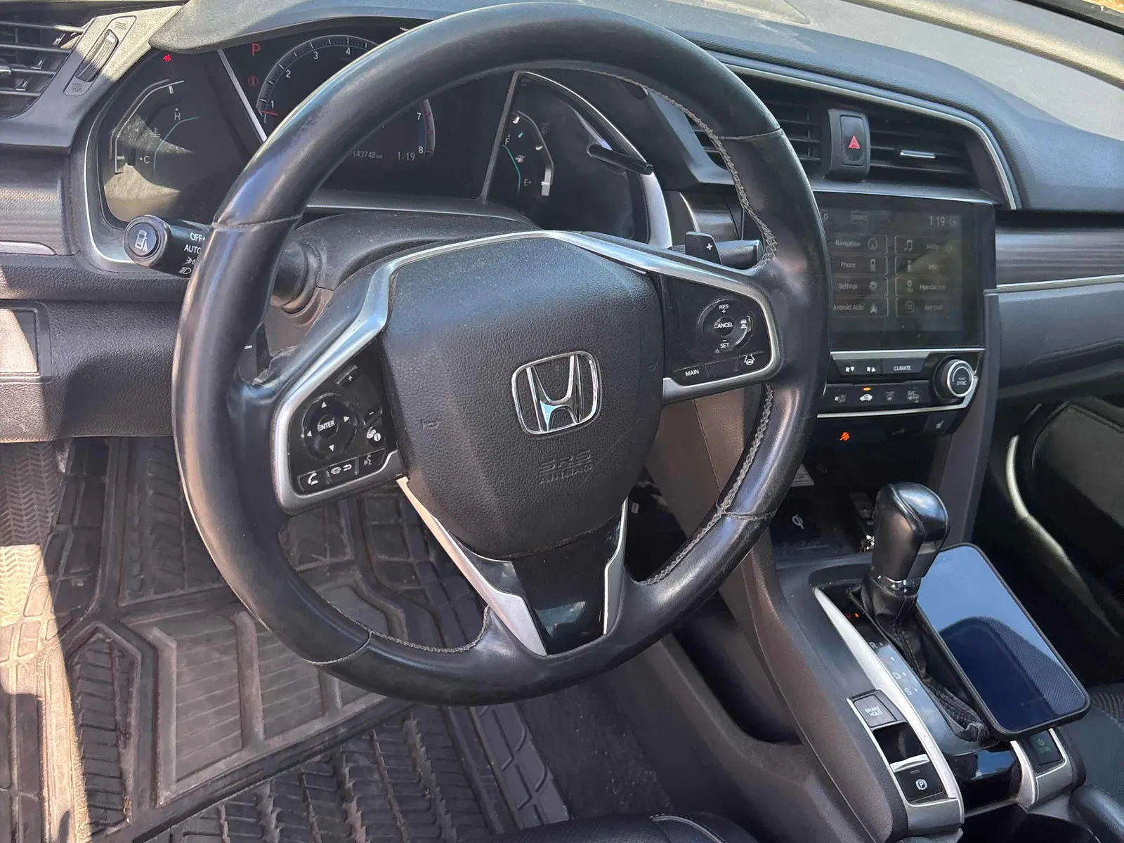 Interior driver side