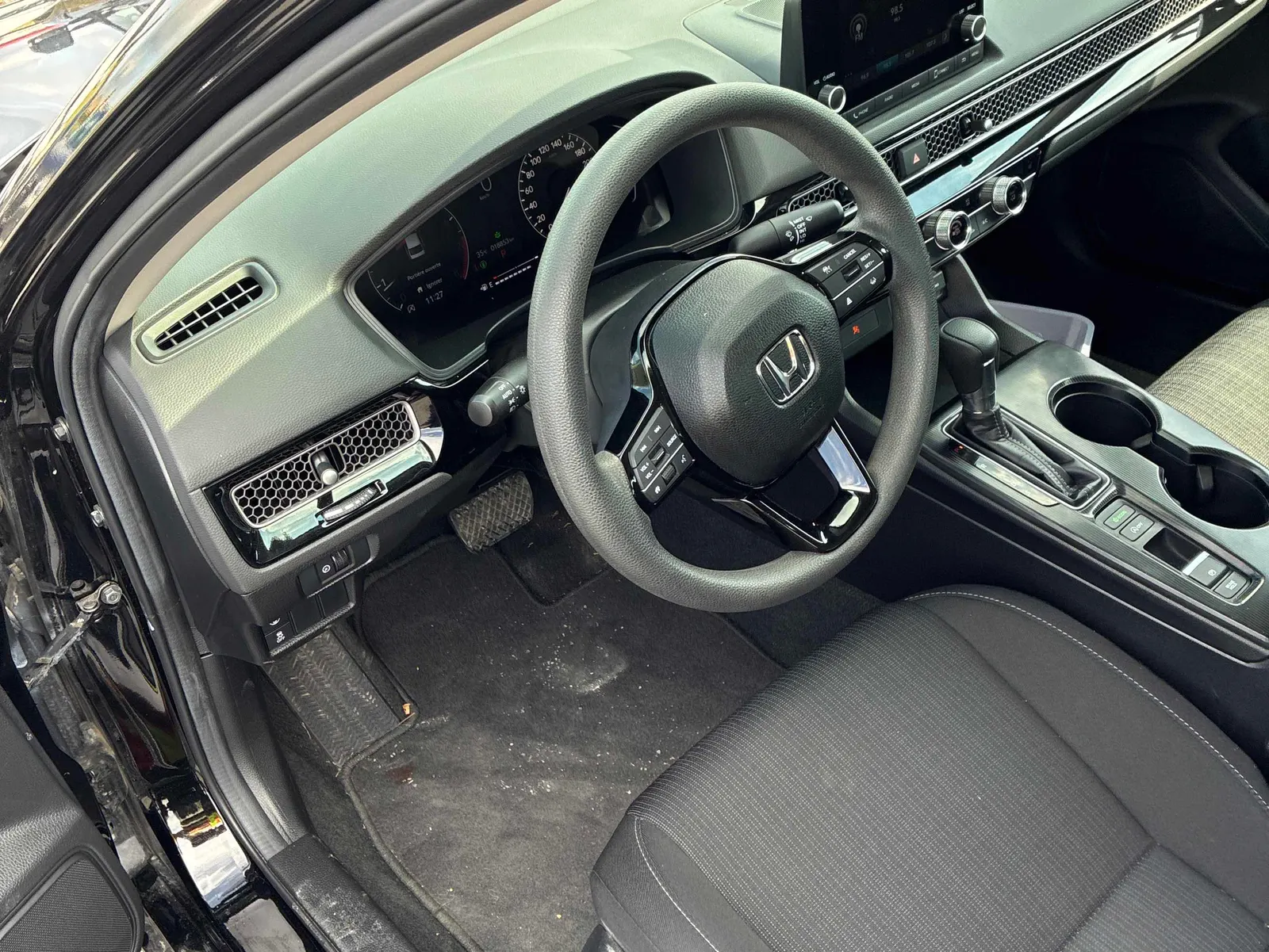 Interior driver side