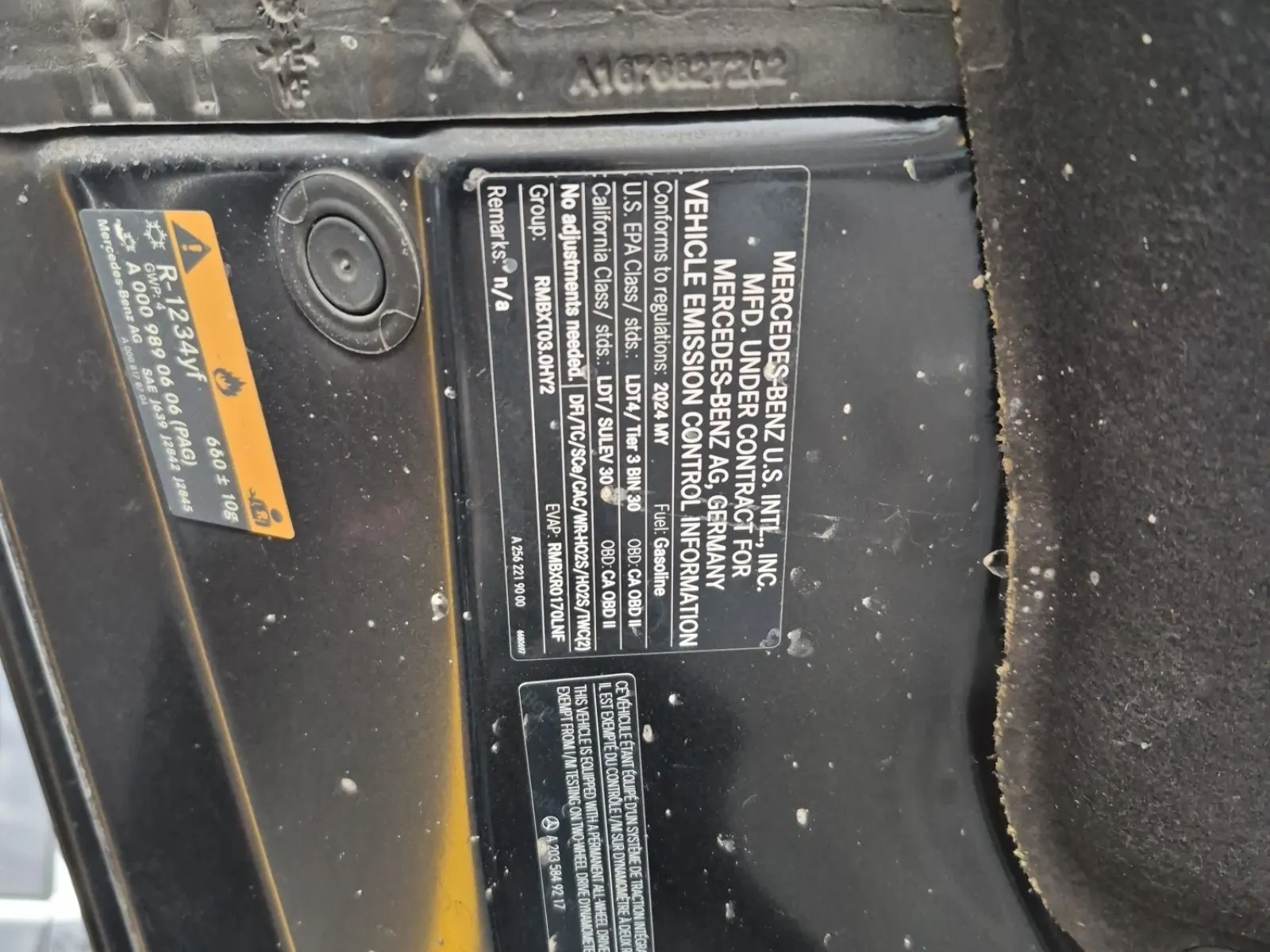 Emission Sticker Photo