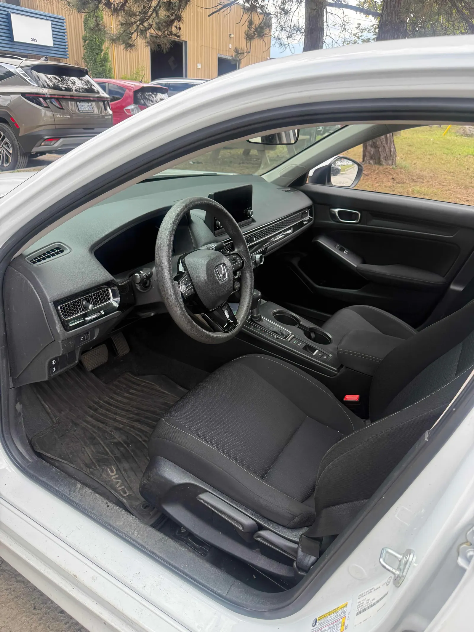 Interior driver side