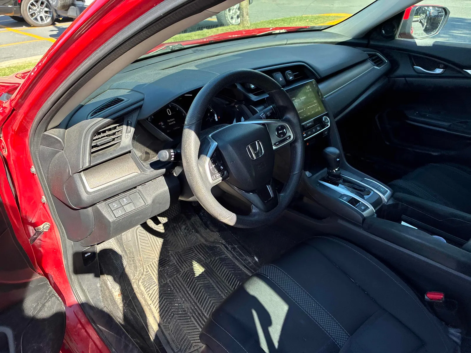 Interior driver side