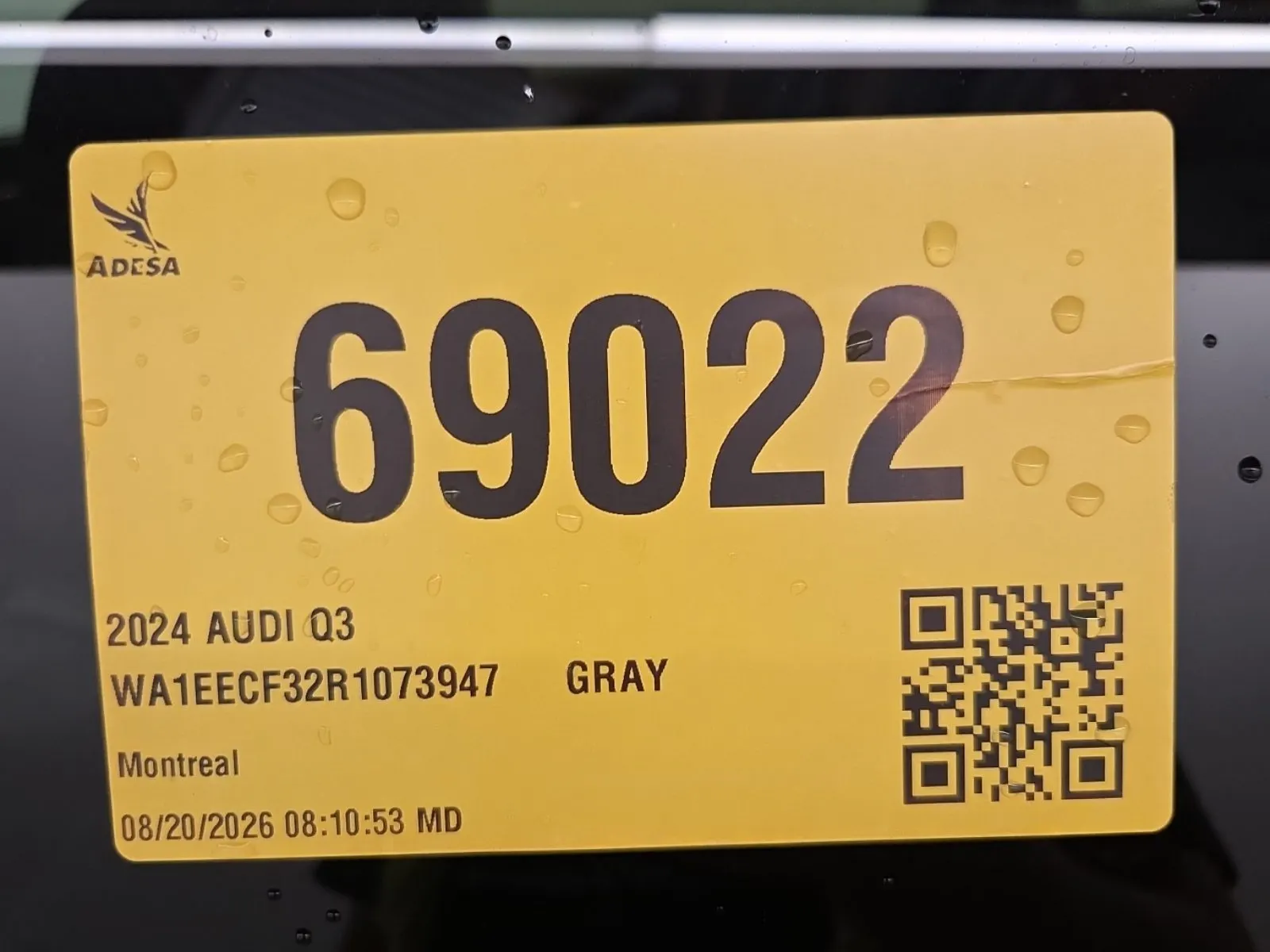 Inventory Label Photo