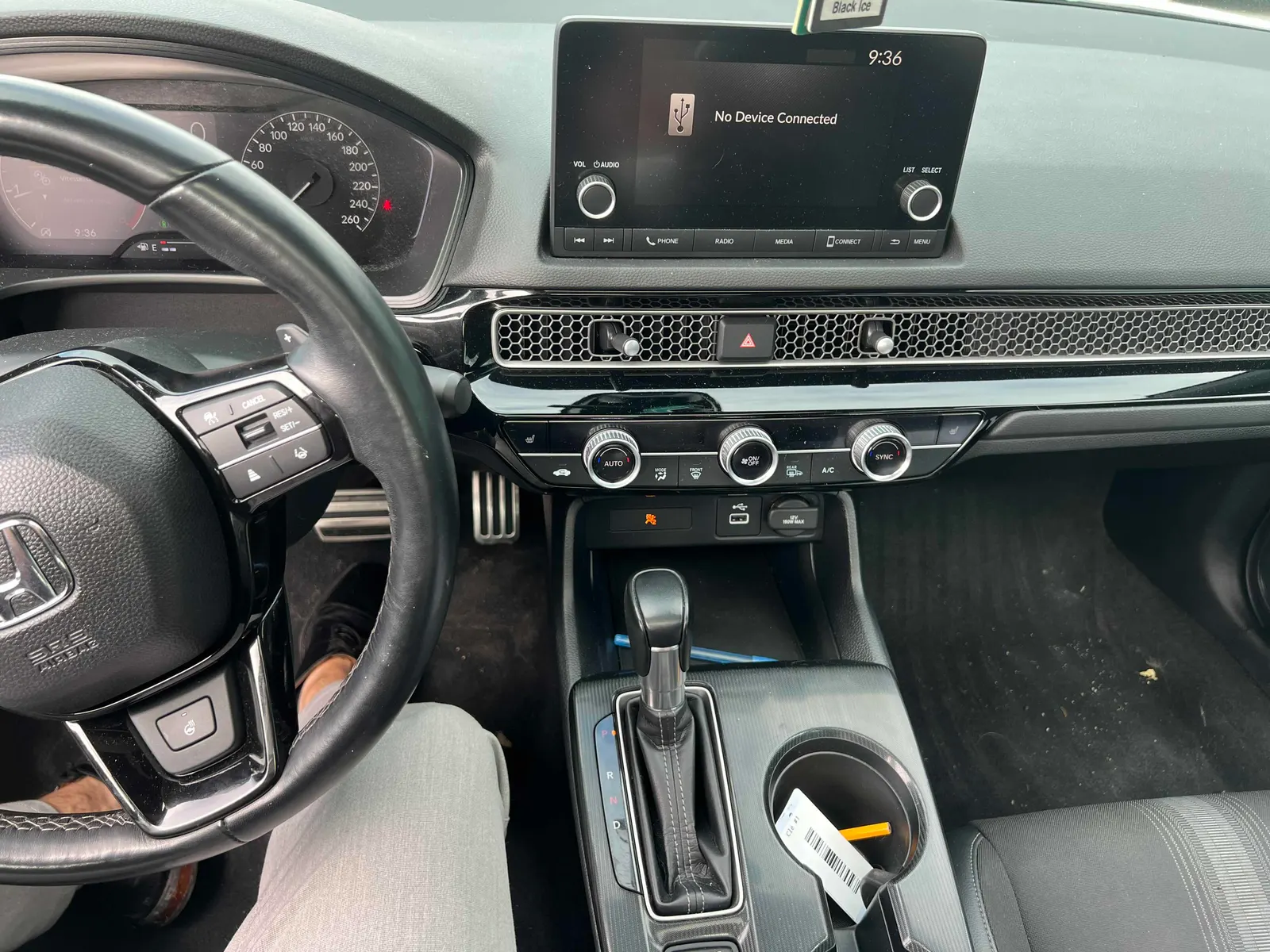 Interior driver side