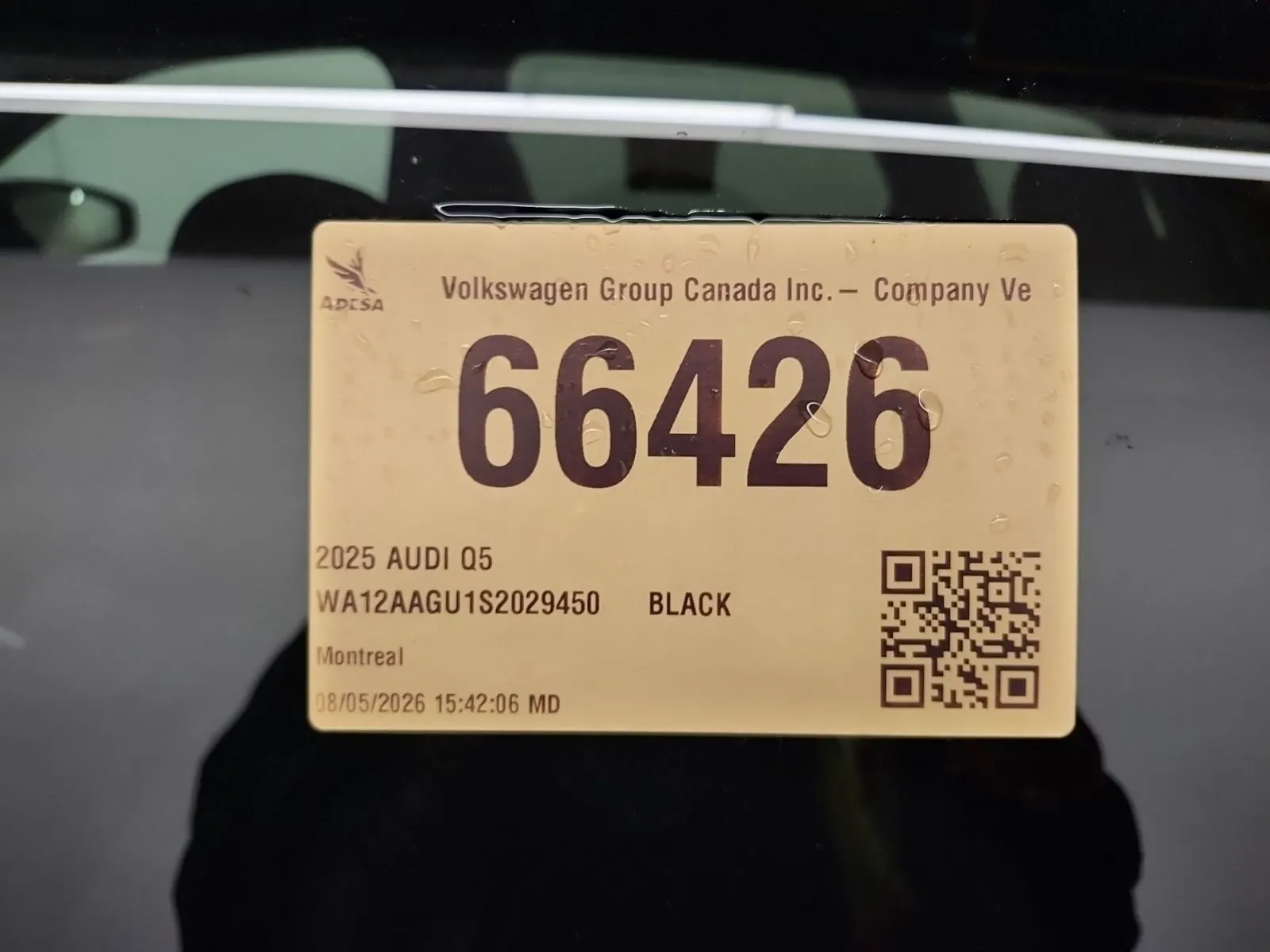 Inventory Label Photo