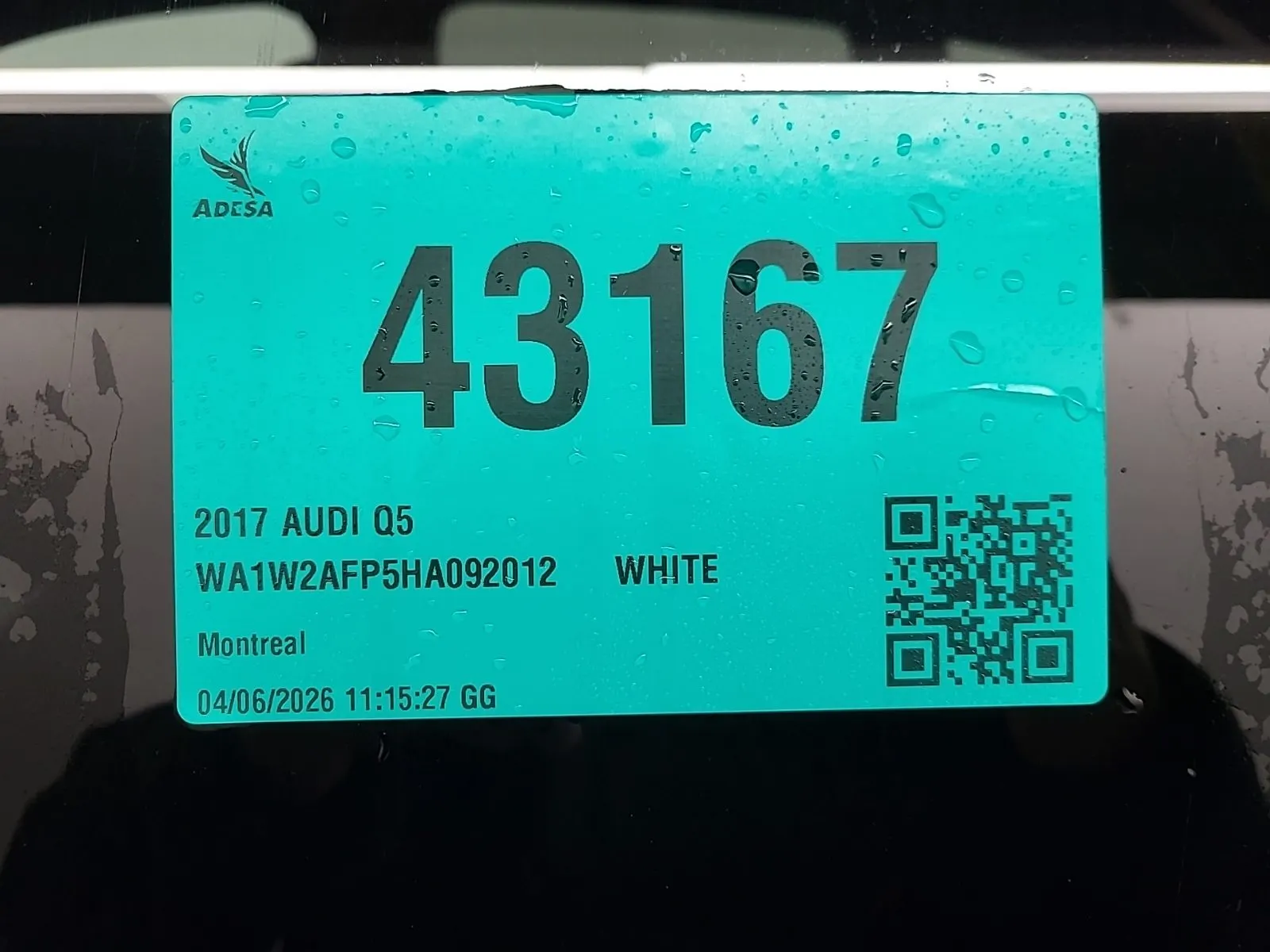 Inventory Label Photo