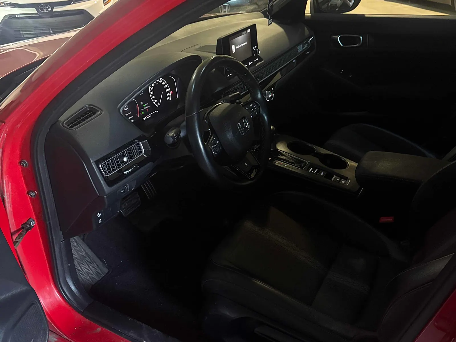 Interior driver side