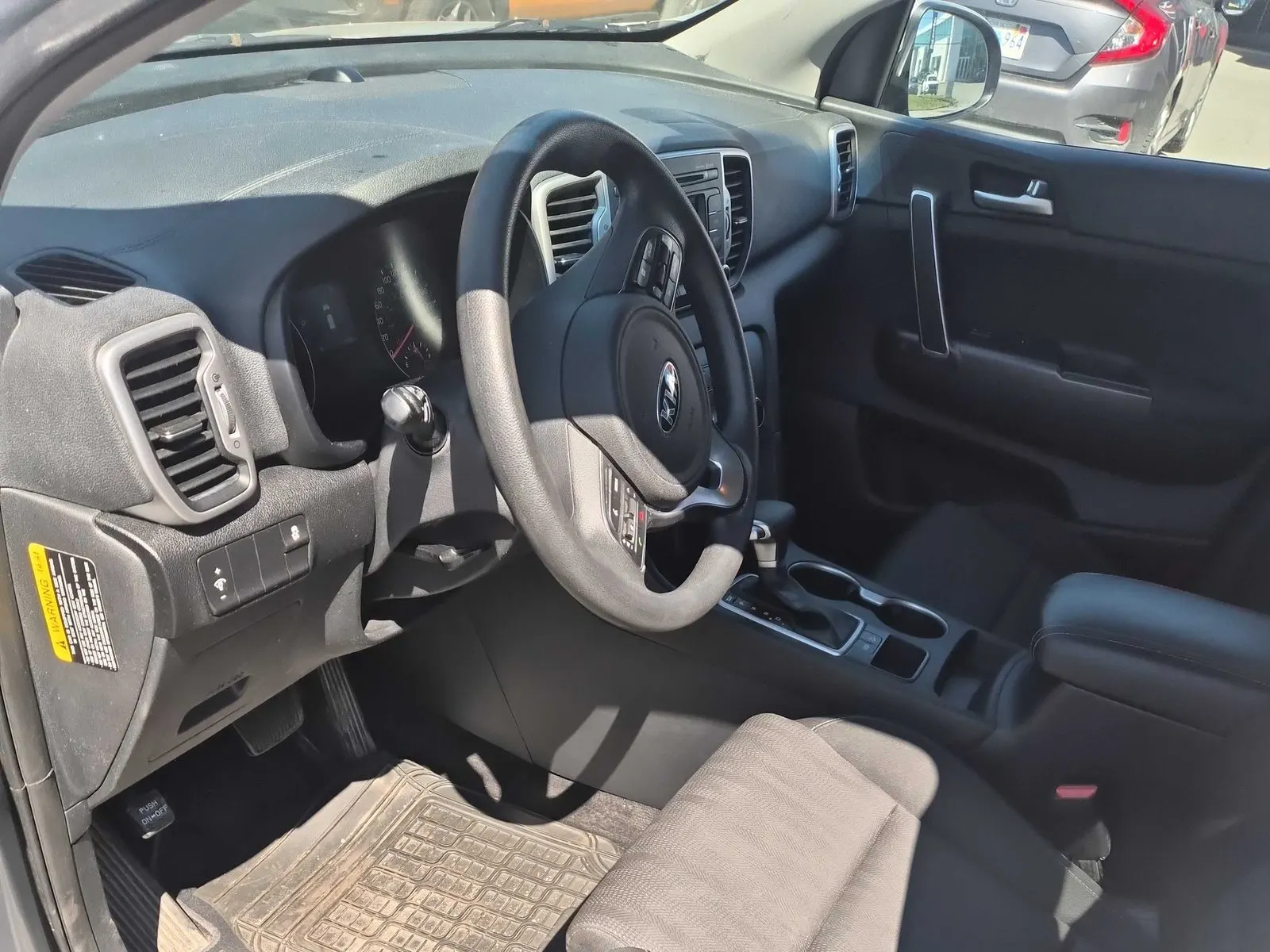 Interior driver side