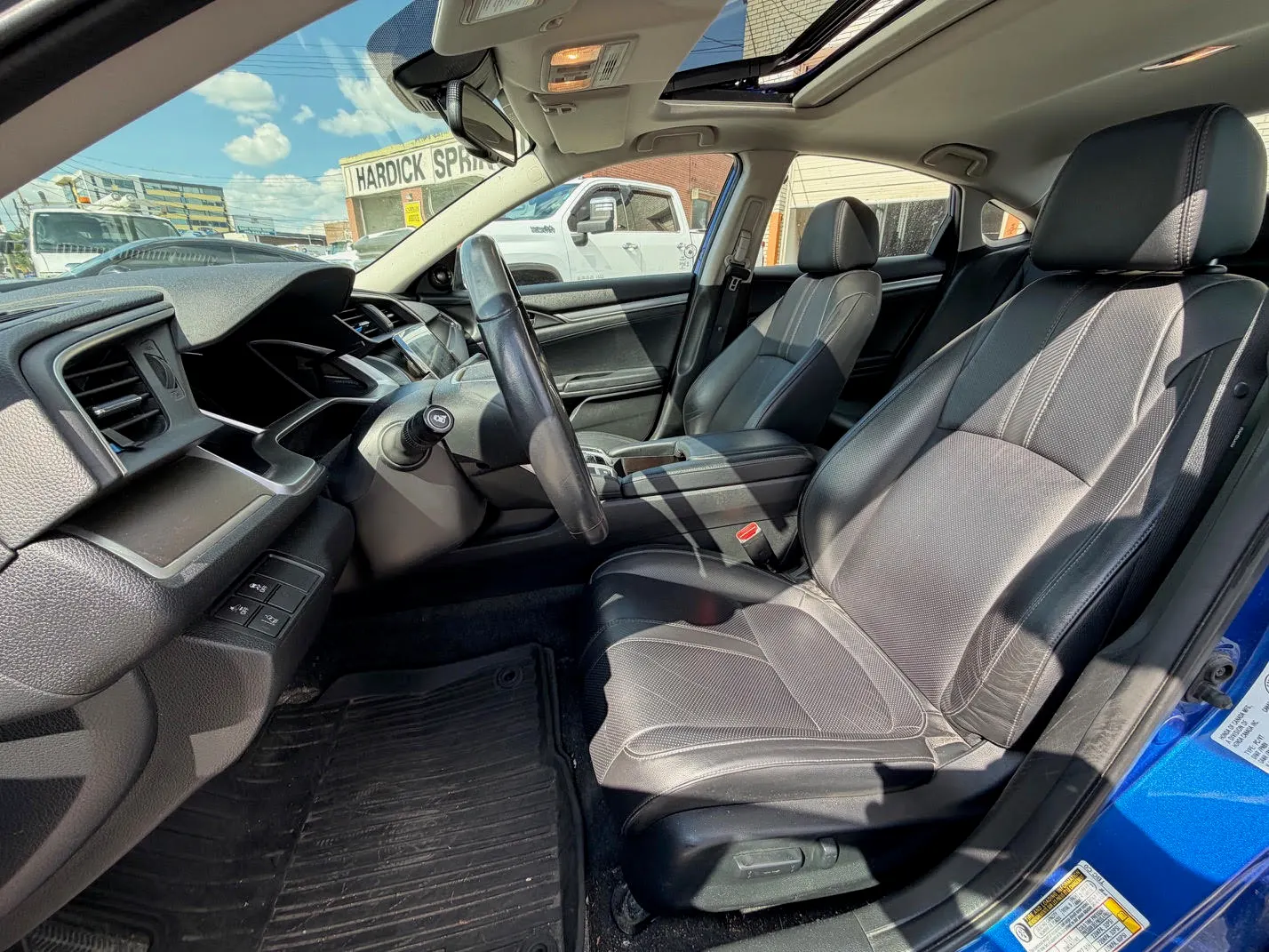 Interior driver side