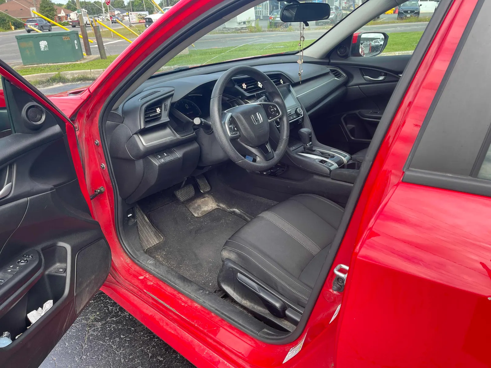 Interior driver side