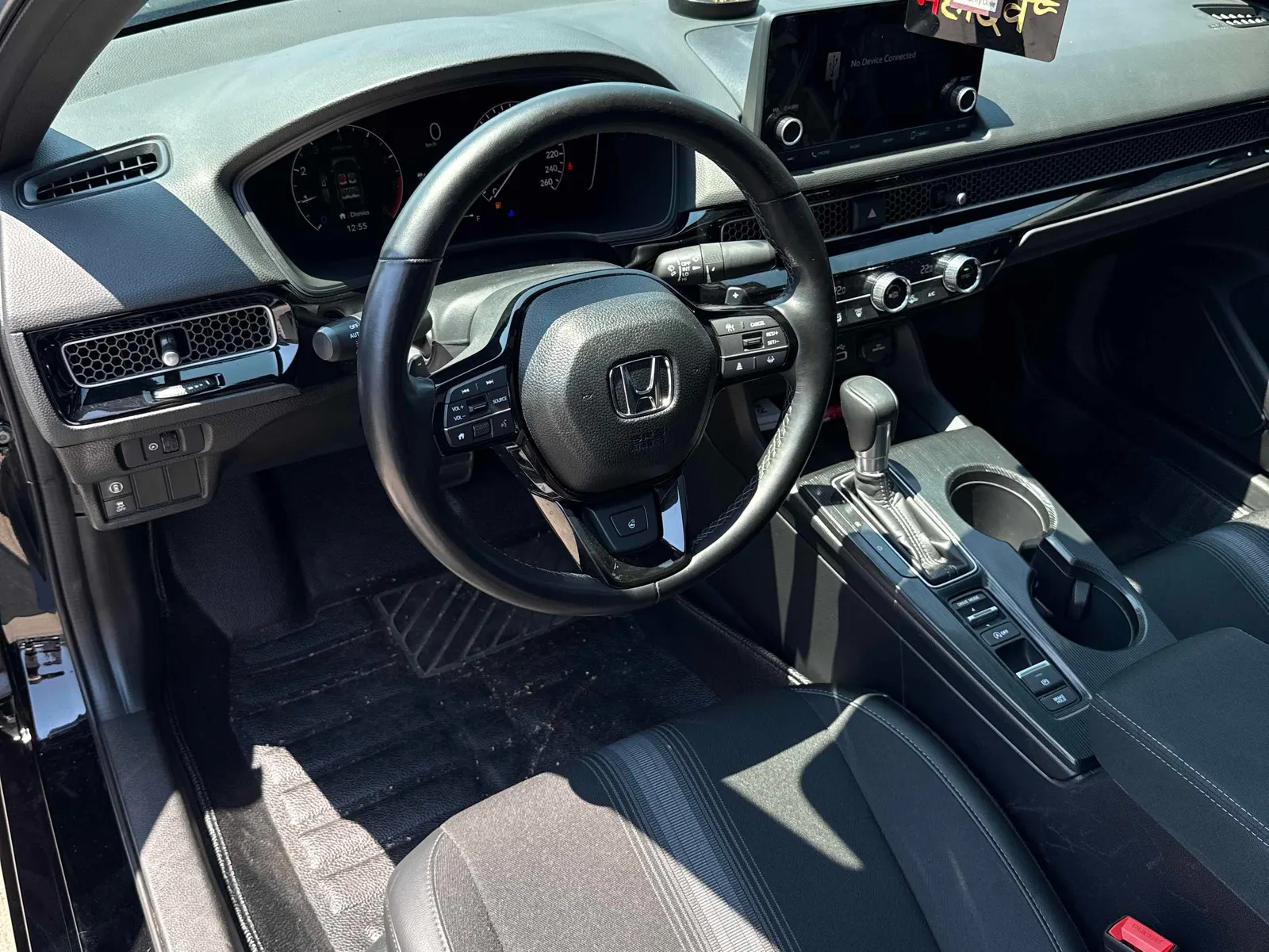 Interior driver side
