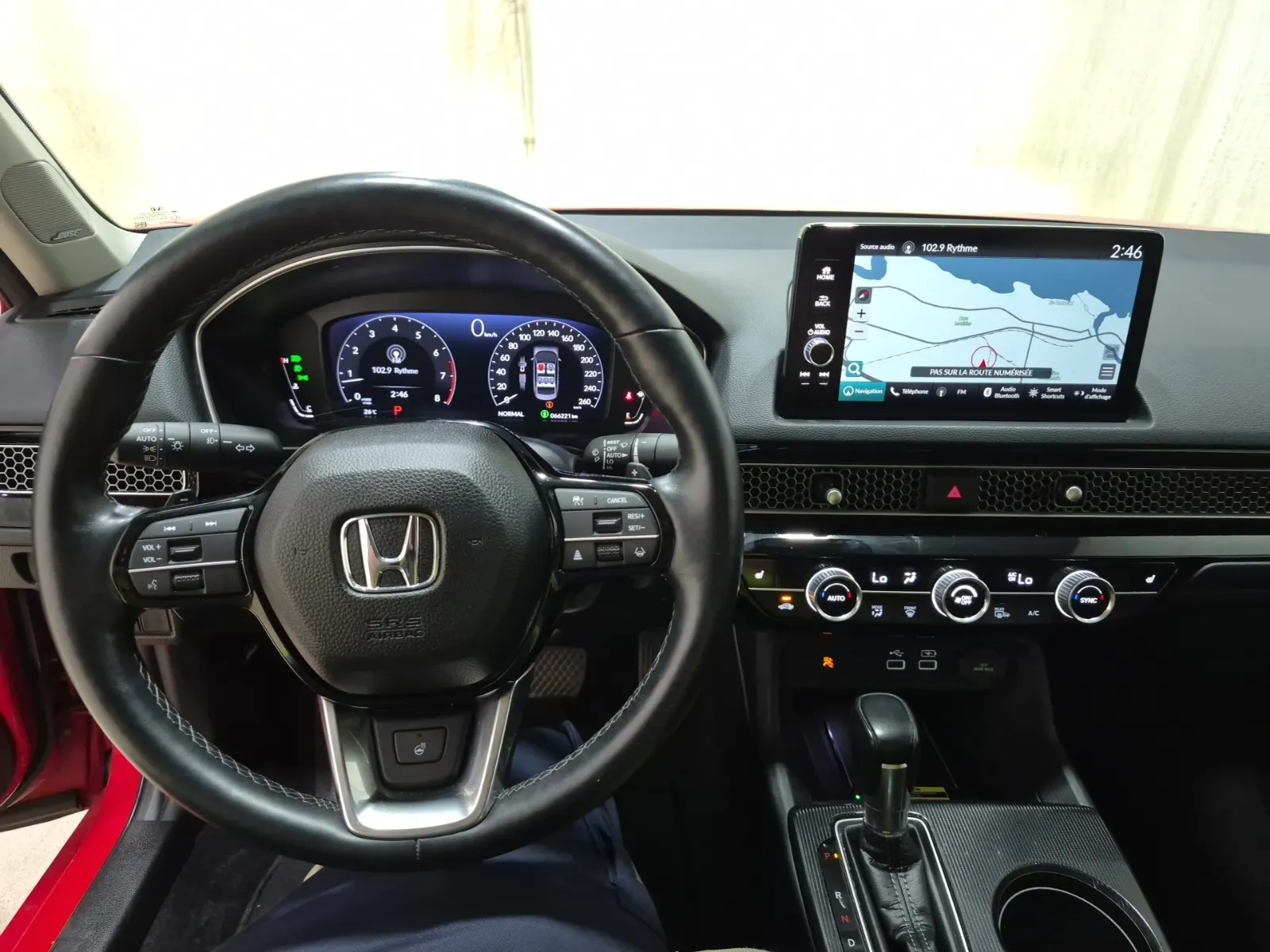 Interior driver side