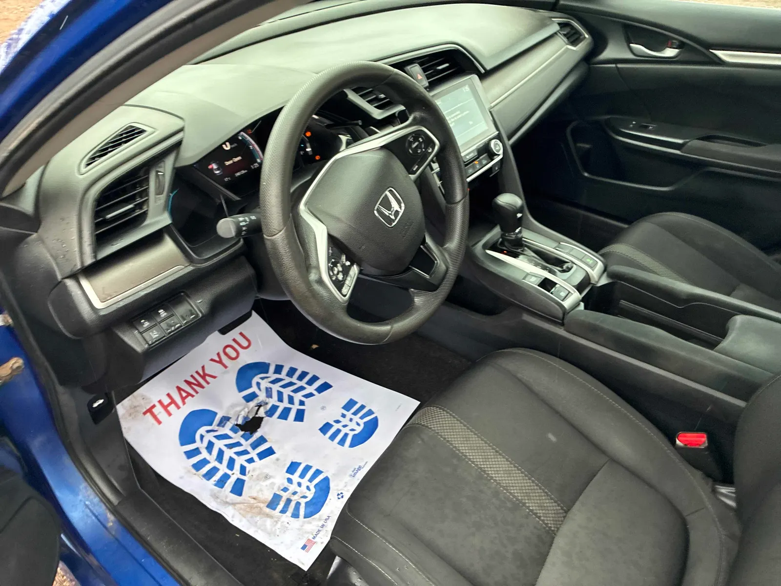 Interior driver side