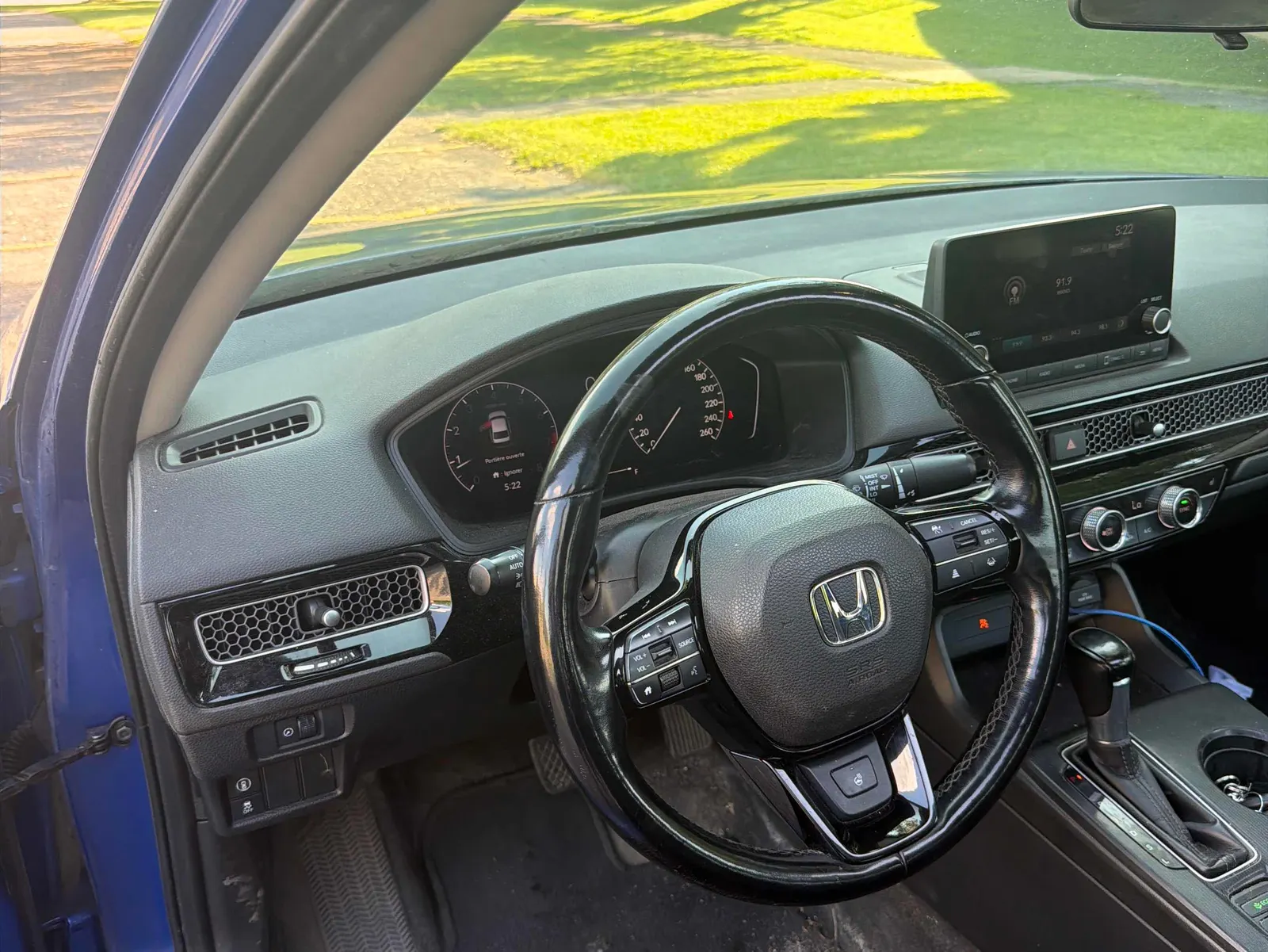 Interior driver side