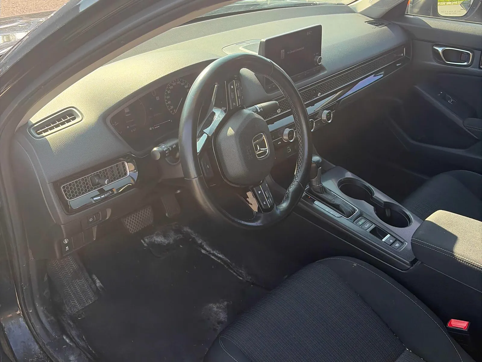 Interior driver side