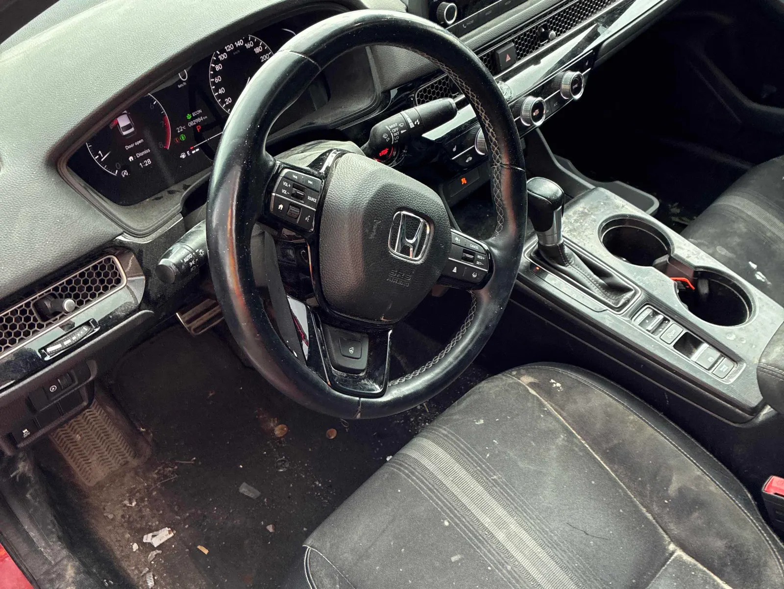 Interior driver side