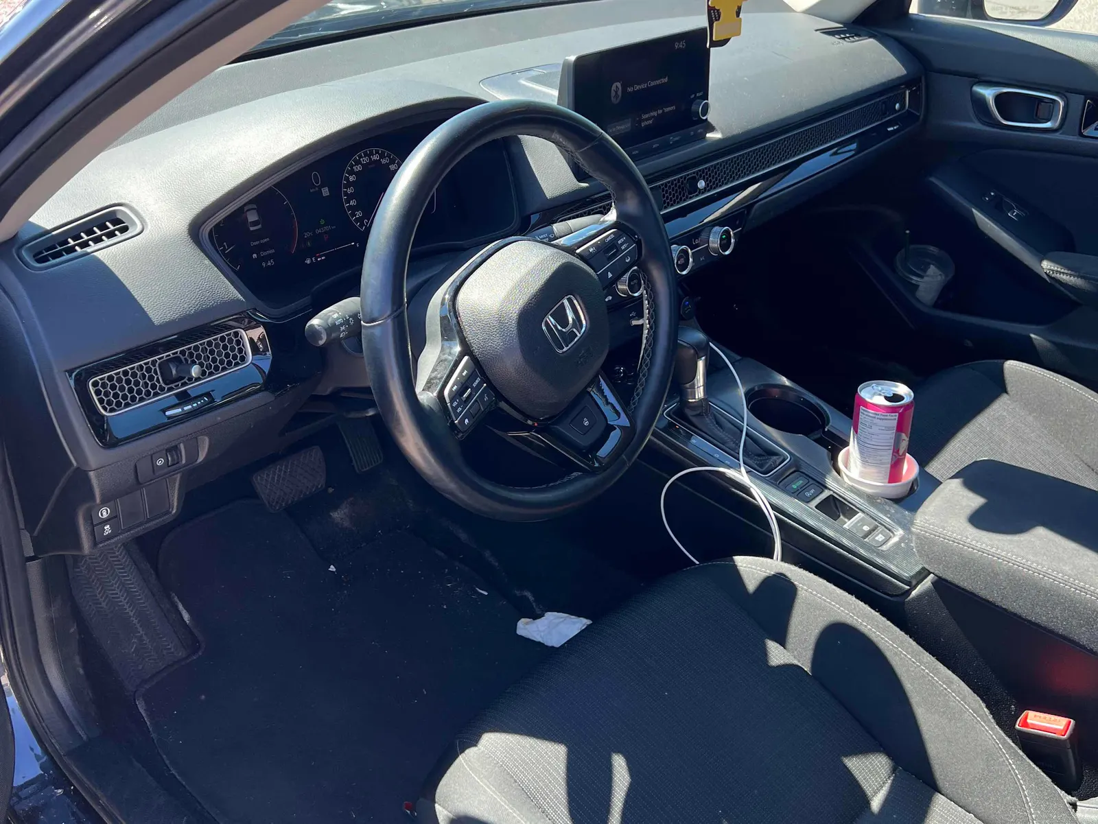 Interior driver side