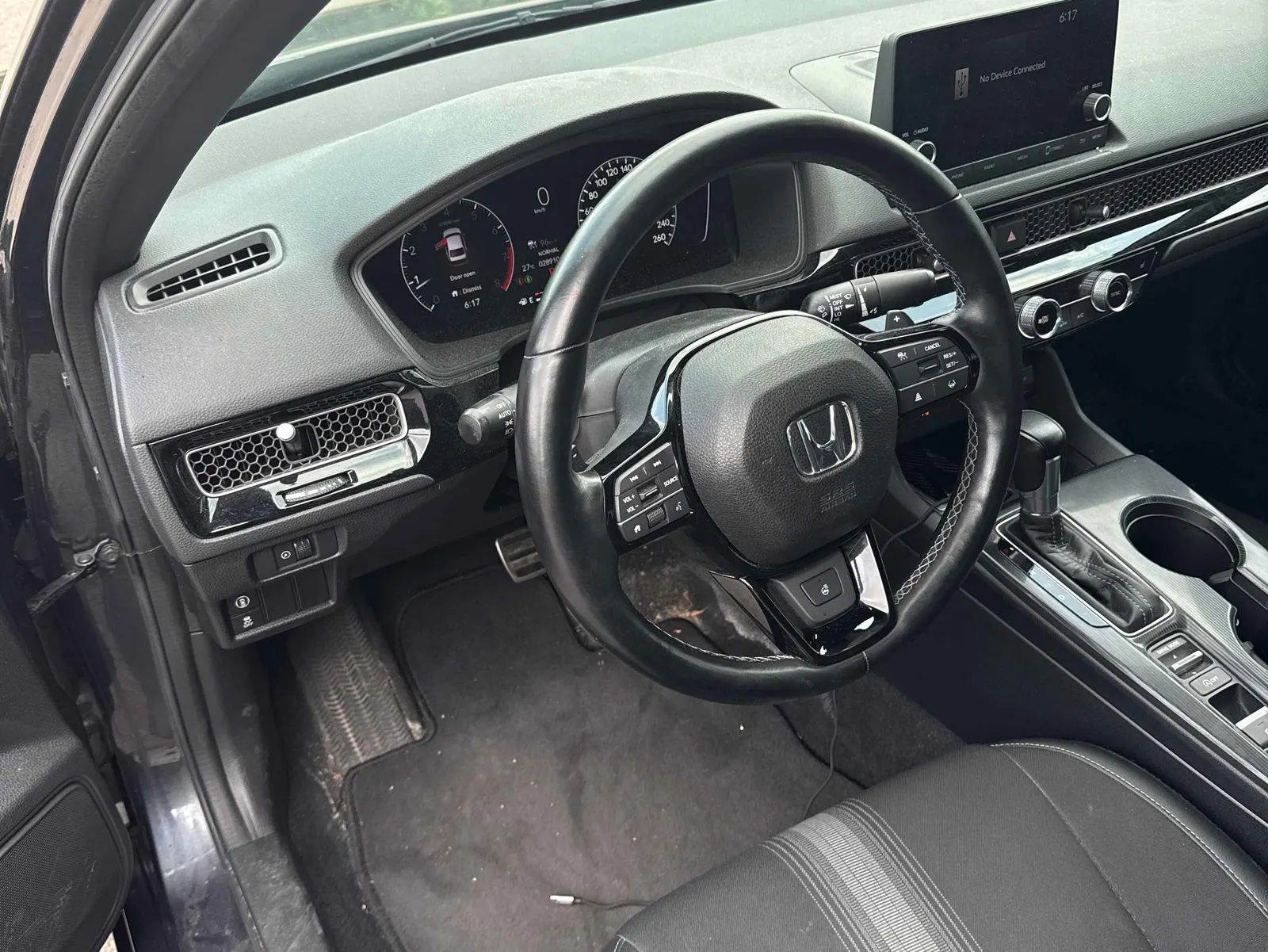Interior driver side