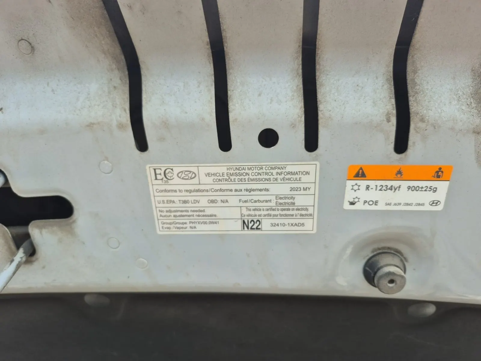 Emission Sticker Photo