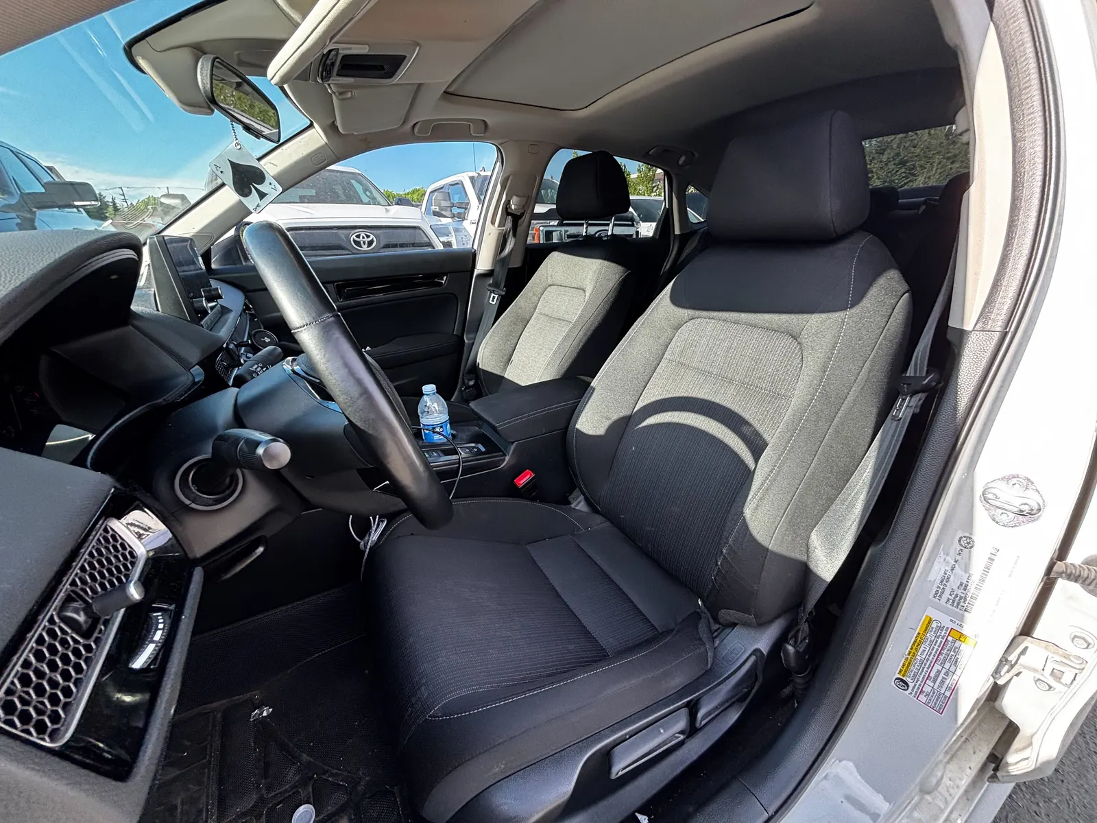 Interior driver side